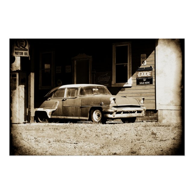 Pôster Carro antigo (Frente)