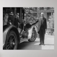 Carro Antiquado Equipado Com Rádio, 1920