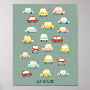 Poster Carro Cento Personalizado