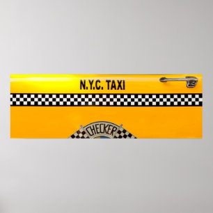 Pôster Carro - Cidade - Táxi NYC