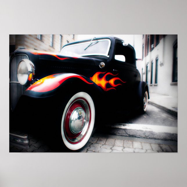 Pôster Carro Clássico (Frente)