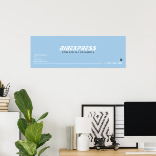 Poster Carro Comercial, Azul