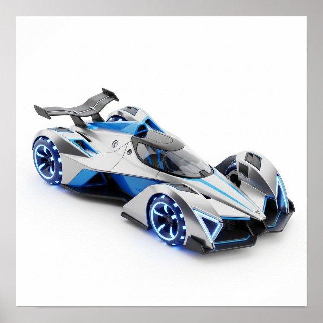 Poster Carro de Brinquedos Futurístico (Frente)