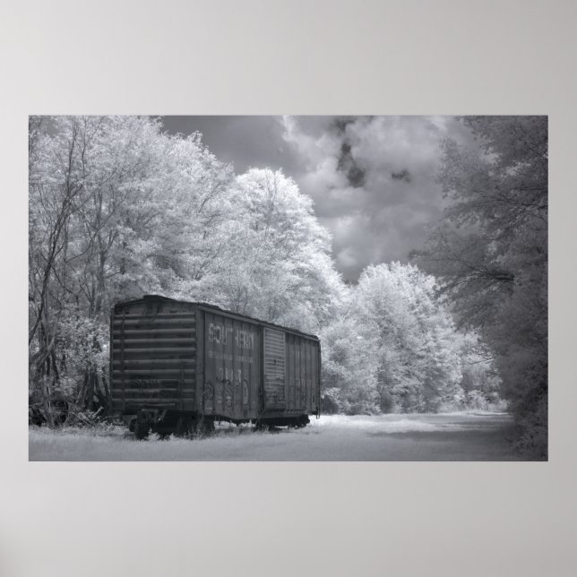 Pôster Carro de caixa abandonado (Frente)