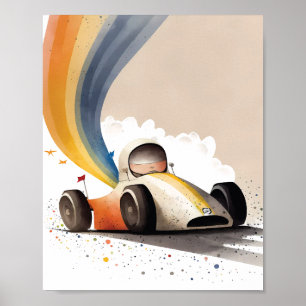 Poster Carro de Corrida