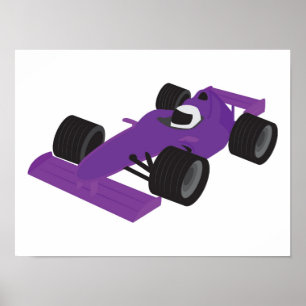 Poster Carro de Corrida F1