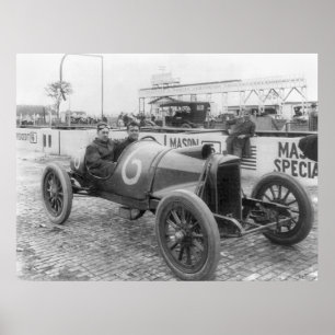 Pôster Carro de corridas 1913