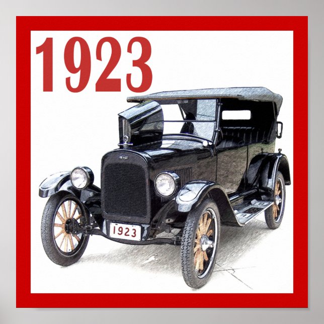 PÔSTER CARRO DE TORTURA DE 1923 (Frente)