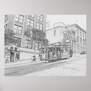 Pôster Carro do cabo