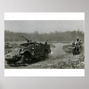 Poster Carro e motocicleta de Reconaisance