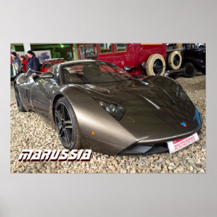 Pôster Carro esportivo russo Marussia