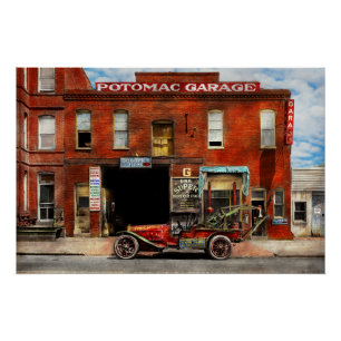 Pôster Carro - Garagem - Misfit Garage 1922