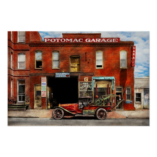 Pôster Carro - Garagem - Misfit Garage 1922 (Frente)