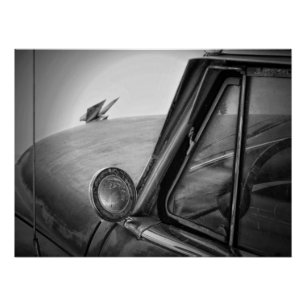 Pôster Carro monocromático