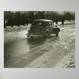 Pôster Carro na estrada