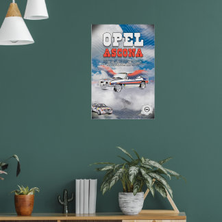 Poster Carro Opel Ascona