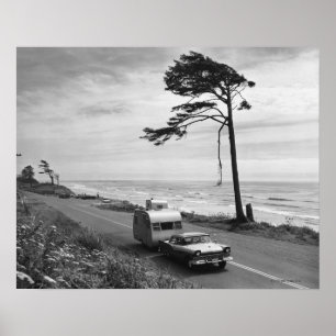 Pôster Carro que puxa o reboque