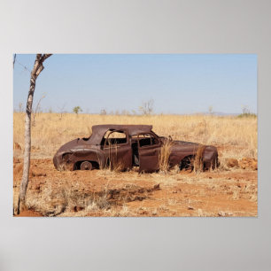 Poster Carro Rusty