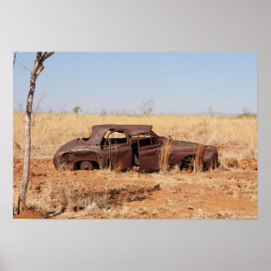 Poster Carro Rusty