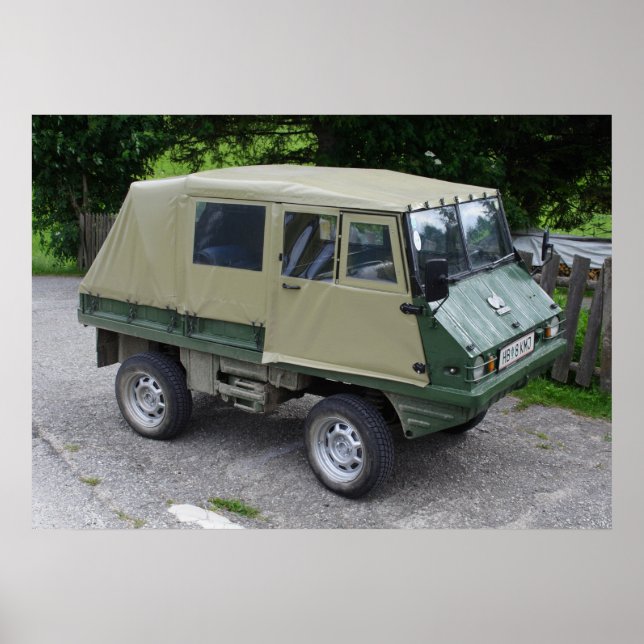 Pôster Carro Steyr Puch Haflinger (Frente)
