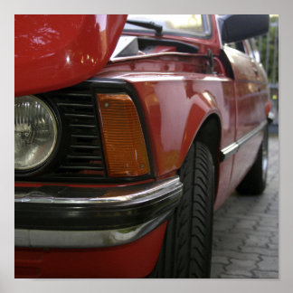 Pôster Carro vermelho