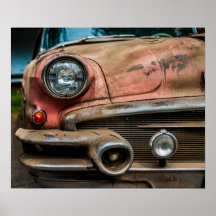Poster carro vintage