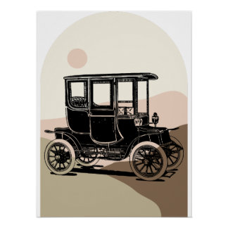 Pôster Carro vintage
