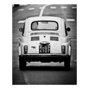 Pôster Carro vintage perfeito para Poster Fiat 500 Ro