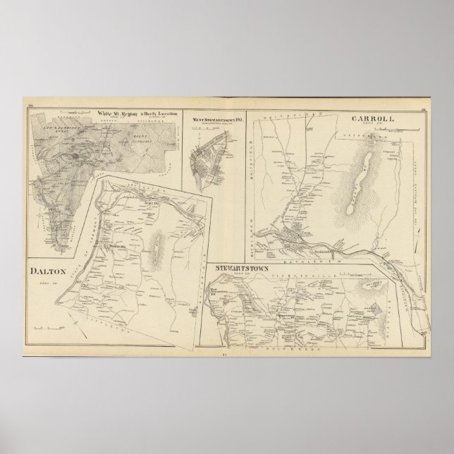 Poster Carroll, Coos Co (Frente)