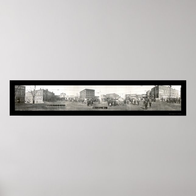 Pôster Carrollton, GA Foto 1912 (Frente)