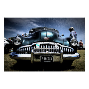 Pôster Carros Clássicos Americanos (LBNGR_2888)