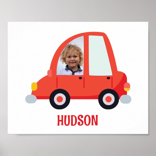 Poster Carros de Fotografia Personalizados (Frente)
