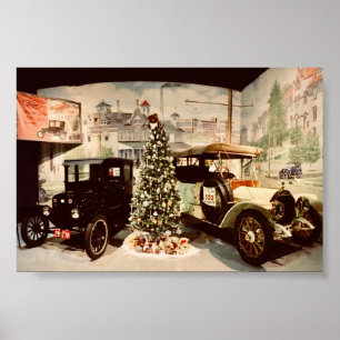 Poster Carros vintage Natal