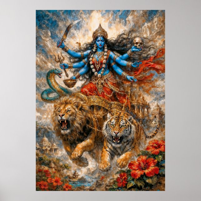 Poster Carruagem Divina Kali (Frente)