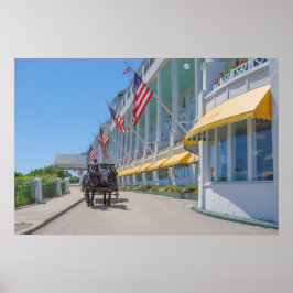 Poster Carruagem, Grand Hotel, Mackinac Island, Michigan