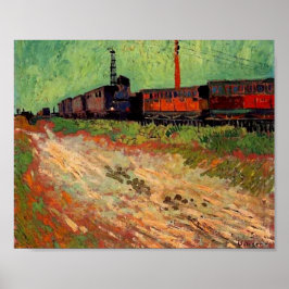 Pôster Carruagems ferroviárias (F466) Van Gogh Fine Art