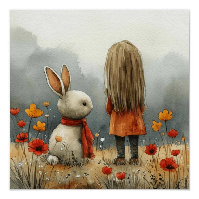 Pôster Carrusel do Coelho da Cauda de Algodão: Um Coelhin (Frente)