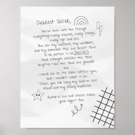 Poster Carta à Irmã