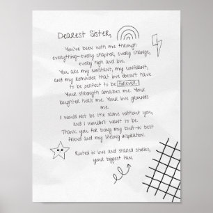 Poster Carta à Irmã