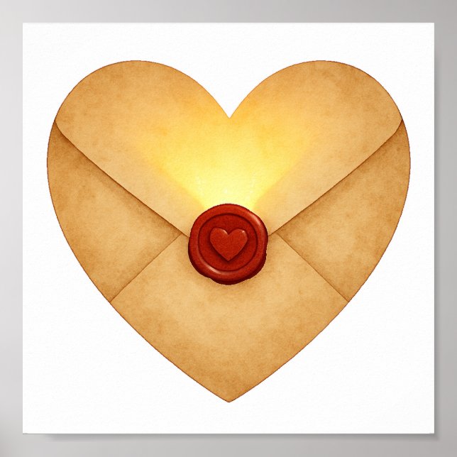 Poster Carta de amor (Frente)