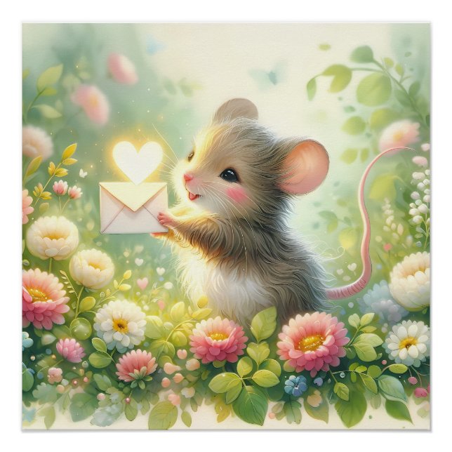 Pôster Carta de Amor do Rato da Cabana Prado (Frente)