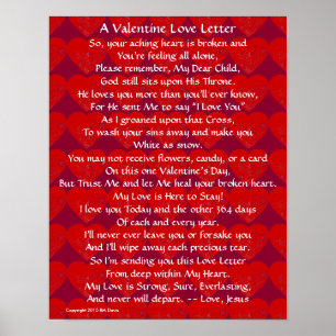 Pôster Carta de amor dos namorados