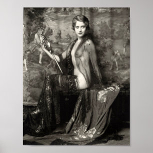 Poster Cartão adiantado do francês dos 1900s