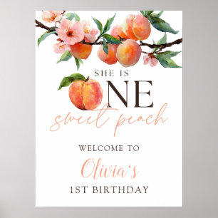 Poster Cartão de Boas-Vindas de 1º Aniversário One Sweet 