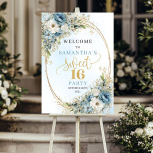 Poster Cartão de Boas-Vindas Elegante Boêmio Sweet 16