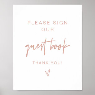 Poster Cartão de Boas-Vindas MARLO Boho Rosa e Bege