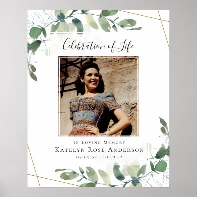 Poster Cartão de Boas-Vindas para Celebração de Vida em F (Frente)