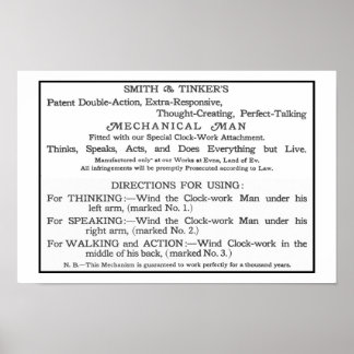 Poster Cartão de instrução Tik-Tok