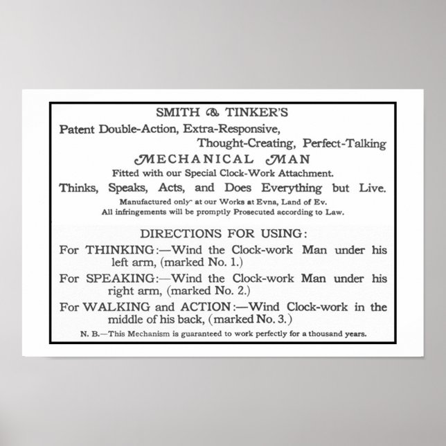 Poster Cartão de instrução Tik-Tok (Frente)