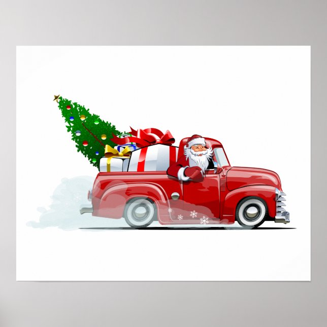 Poster Cartão de Natal de Saudação (Frente)